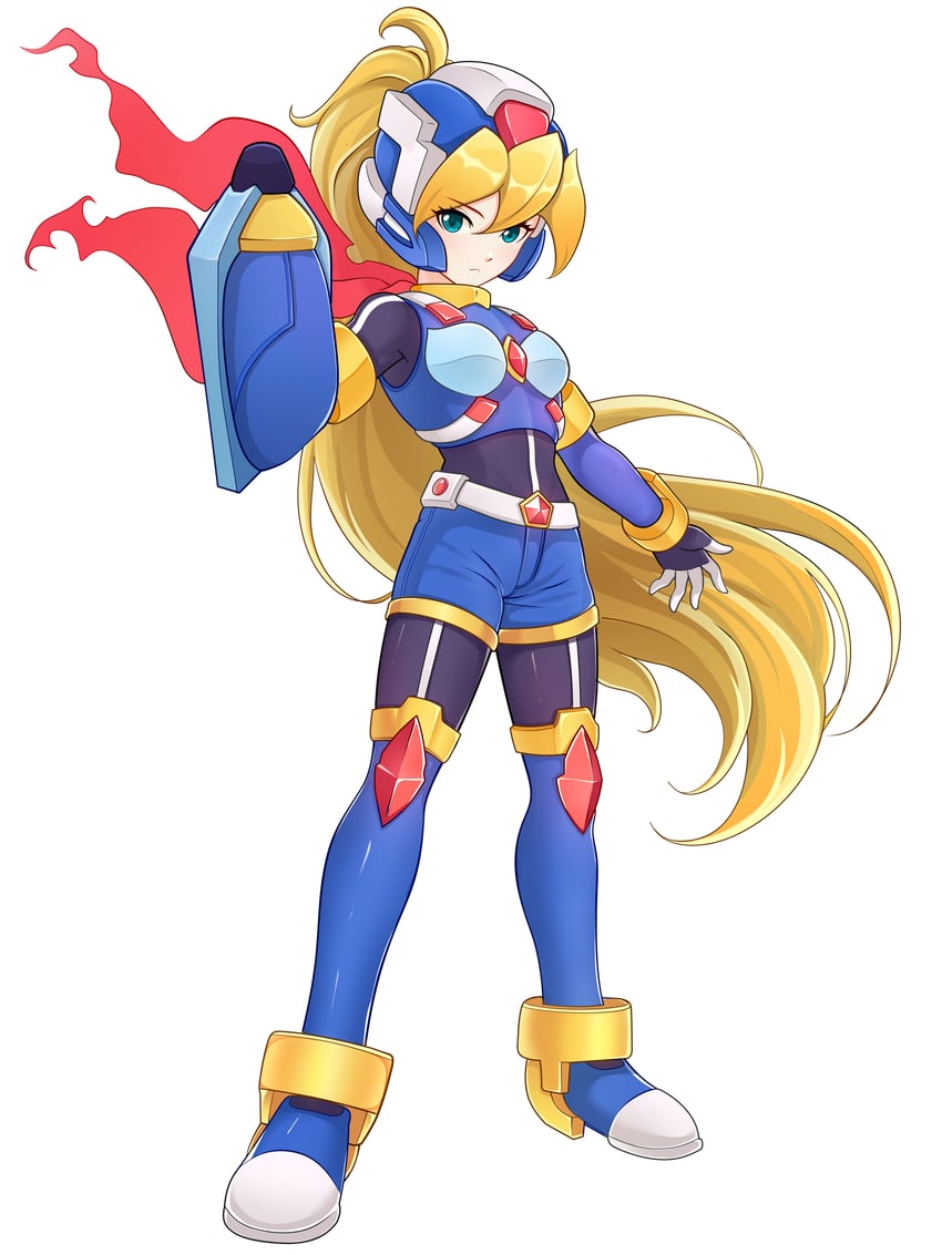 ciel and model x (mega man and 2 more) drawn by uta_guipiy