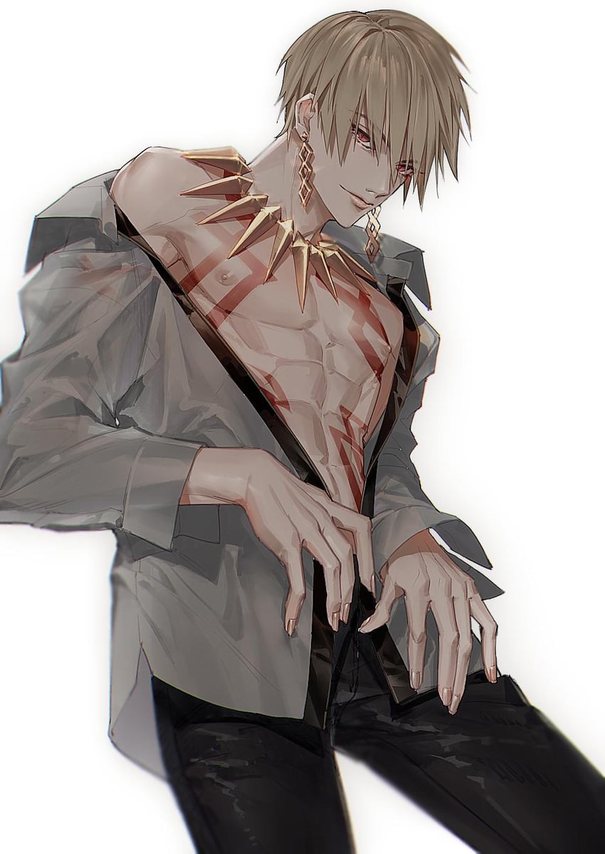 gilgamesh (fate and 7 more) drawn by kiki_(re_6xxx)