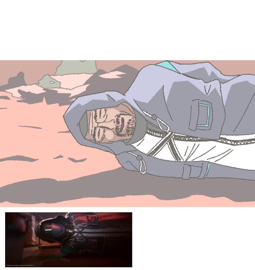 doctor and walter white (arknights and 1 more) drawn by ytheli