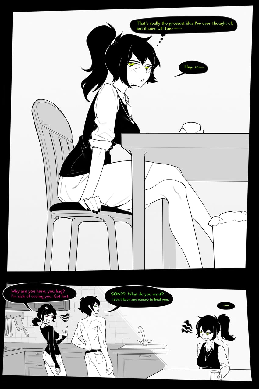 ashley graves, andrew graves, and renee graves (the coffin of andy and leyley) drawn by aierlaobo
