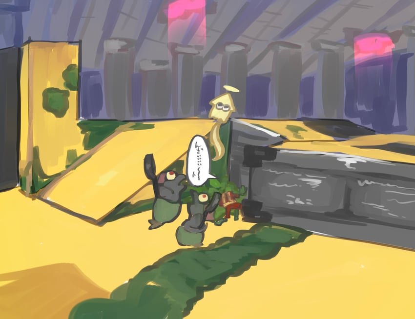 chum (splatoon and 1 more) drawn by ebifurai_kakigwa