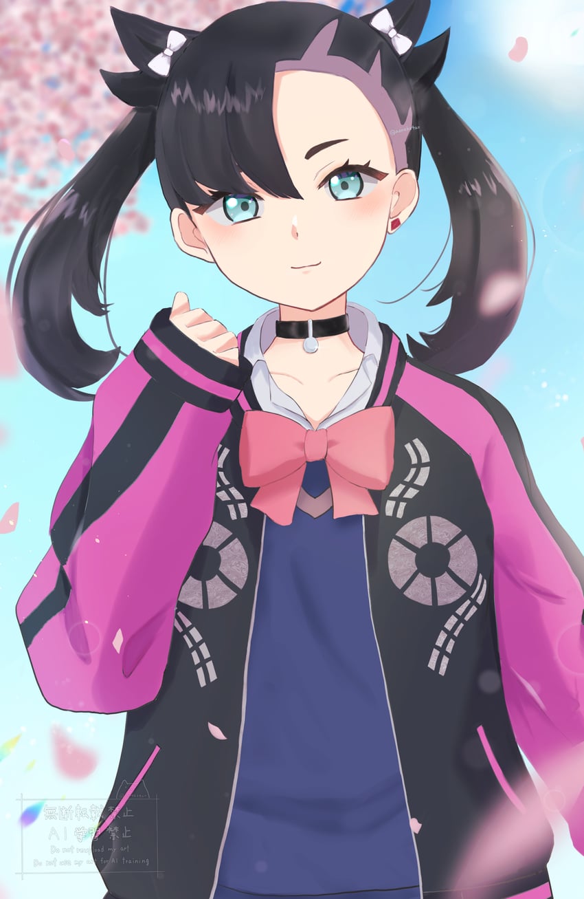 marnie (pokemon and 1 more) drawn by aoneko4ao_(edwf7745)