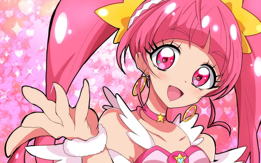 hoshina hikaru and cure star (precure and 2 more) drawn by haru_(nature_life)
