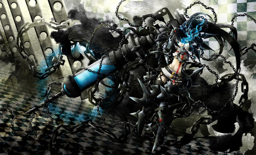 black rock shooter (black rock shooter) drawn by gene_(pixiv)