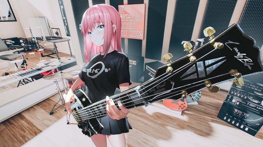 gotoh hitori (bocchi the rock!) drawn by seymour_(sai_lu_er)