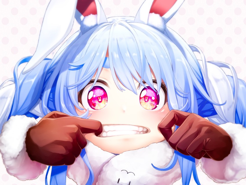 usada pekora and don-chan (hololive) drawn by fenrir_(fenlil0316)
