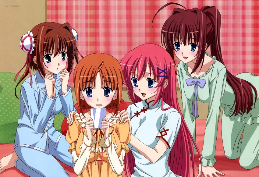 asakura otome, asakura yume, shirakawa nanaka, and tsukishima koko (da capo and 1 more)