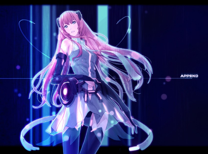 megurine luka (vocaloid) drawn by magzz