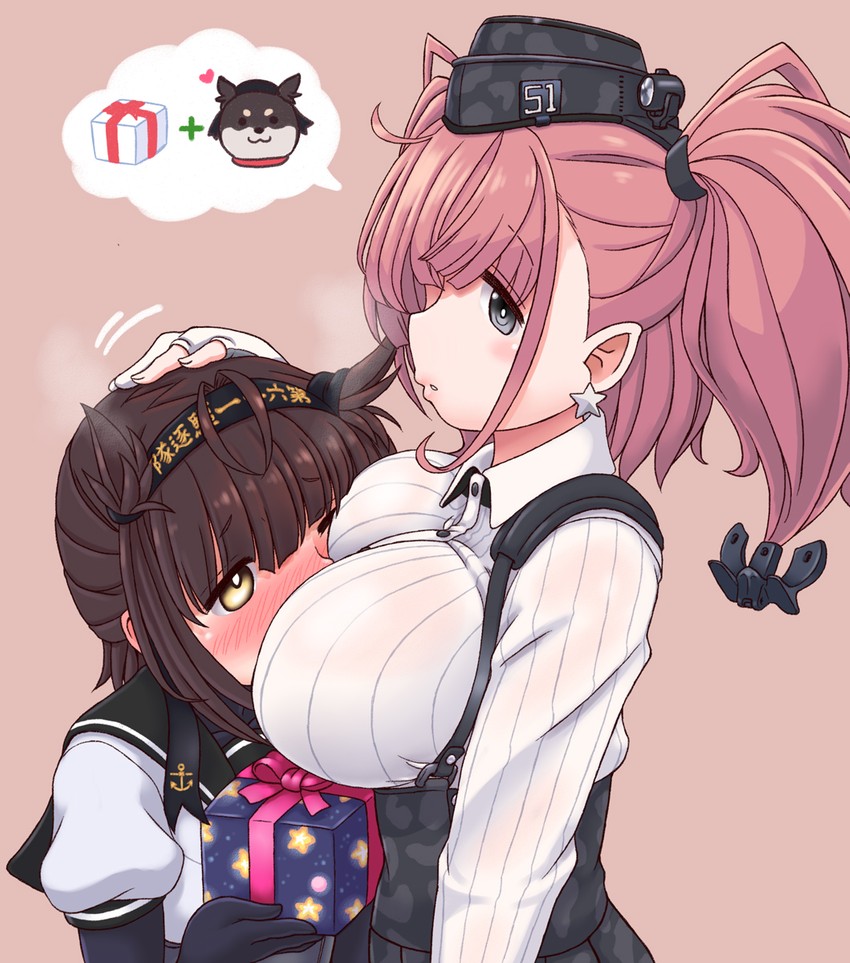 atlanta and hatsuzuki (kantai collection) drawn by fukidamari_no_peke