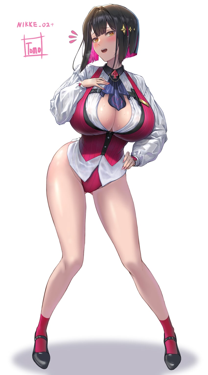 rouge (goddess of victory: nikke) drawn by tomo_eokaiteru