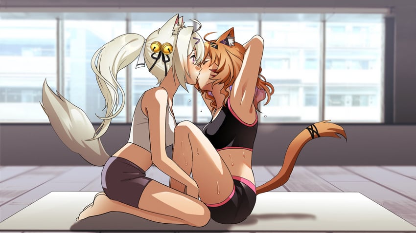 shyrei faolan, filian, and rindo (indie virtual youtuber) drawn by 364ing