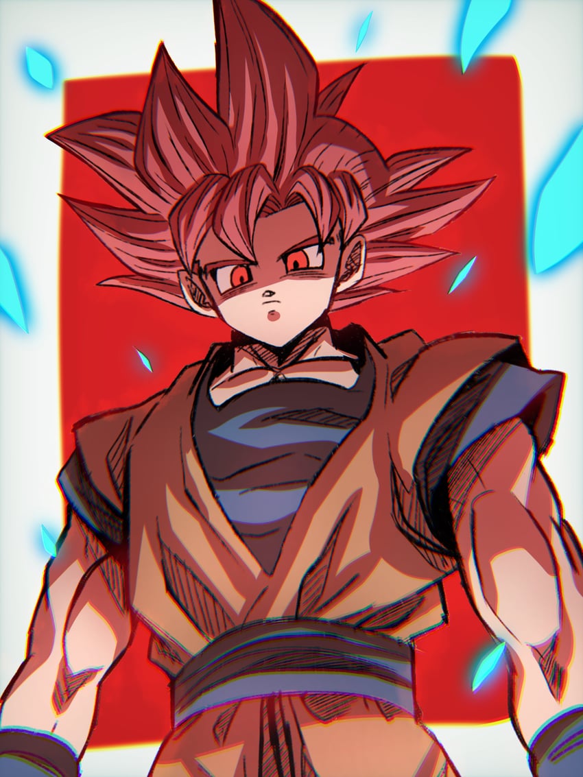 son goku (dragon ball and 1 more) drawn by chiro_illust