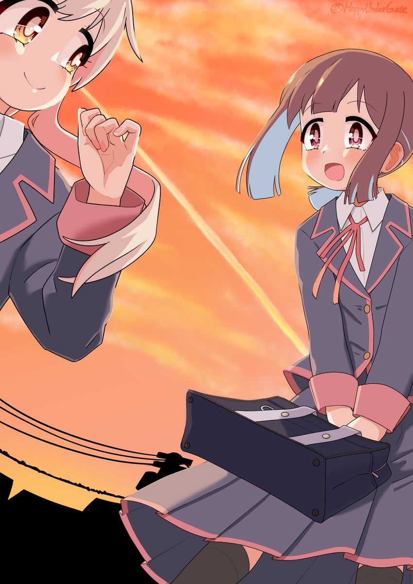 oyama mahiro and hozuki momiji (onii-chan wa oshimai!) drawn by happyundergate