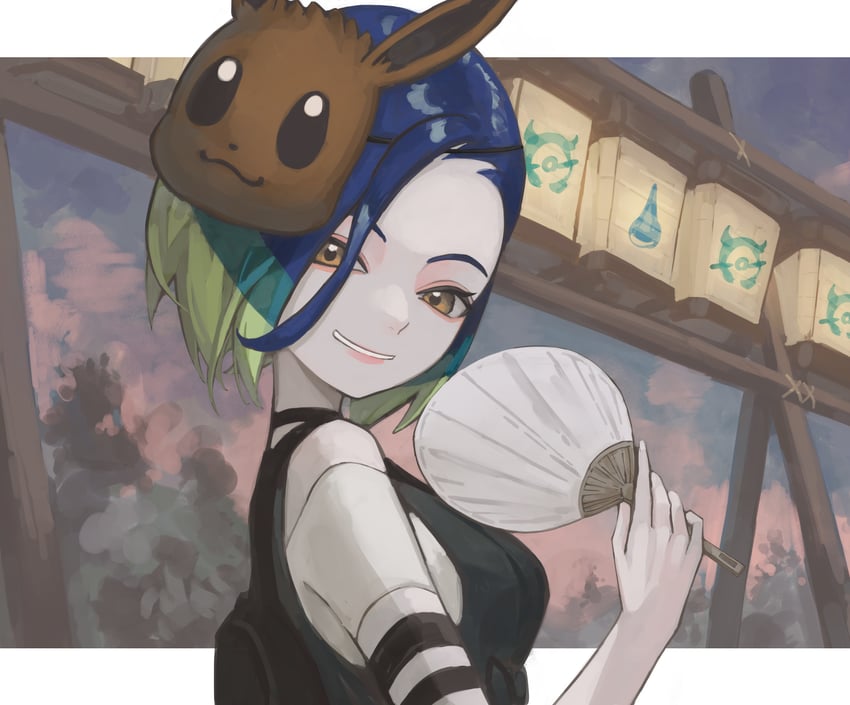 eevee and perrin (pokemon and 1 more) drawn by ranmaruuuu00