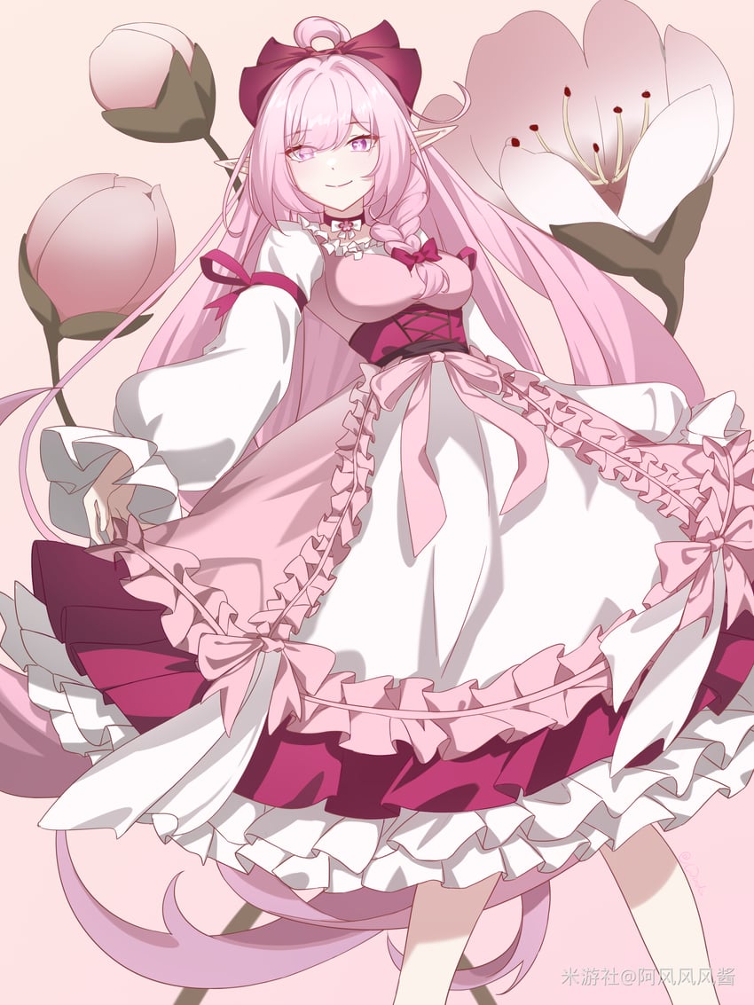 elysia (honkai and 1 more) drawn by a_feng_feng_feng_jiang