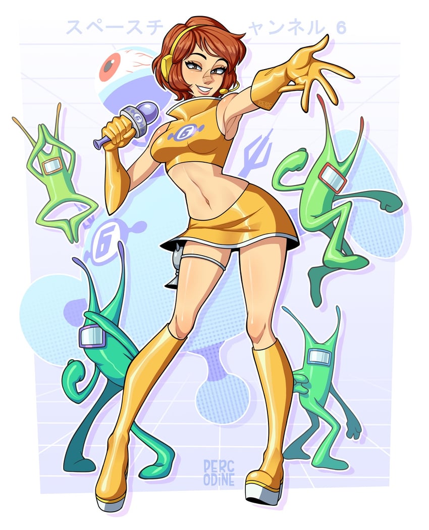april o'neil, ulala, and morolian (teenage mutant ninja turtles and 1 more) drawn by percodine