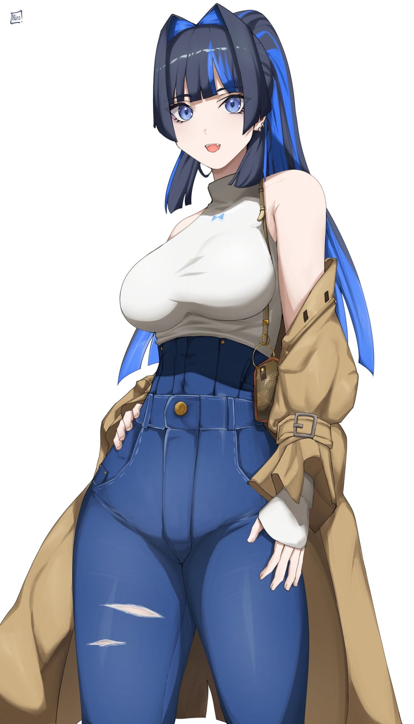 ouro kronii (hololive and 1 more) drawn by o22no