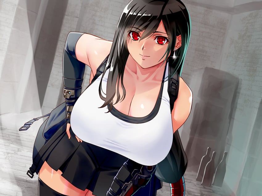 tifa lockhart (final fantasy and 2 more) drawn by switch01