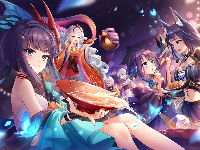 izuna, noppera-bou, takiyasha hime, konaki jijii, nurikabe, and 2 more (ragnador)