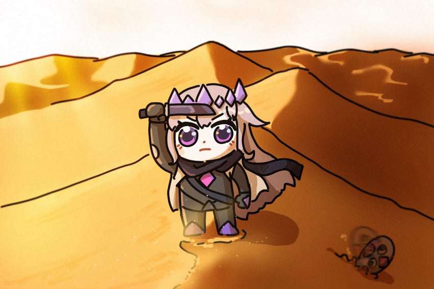 koseki bijou and pebble (hololive and 2 more) drawn by bing_huyue