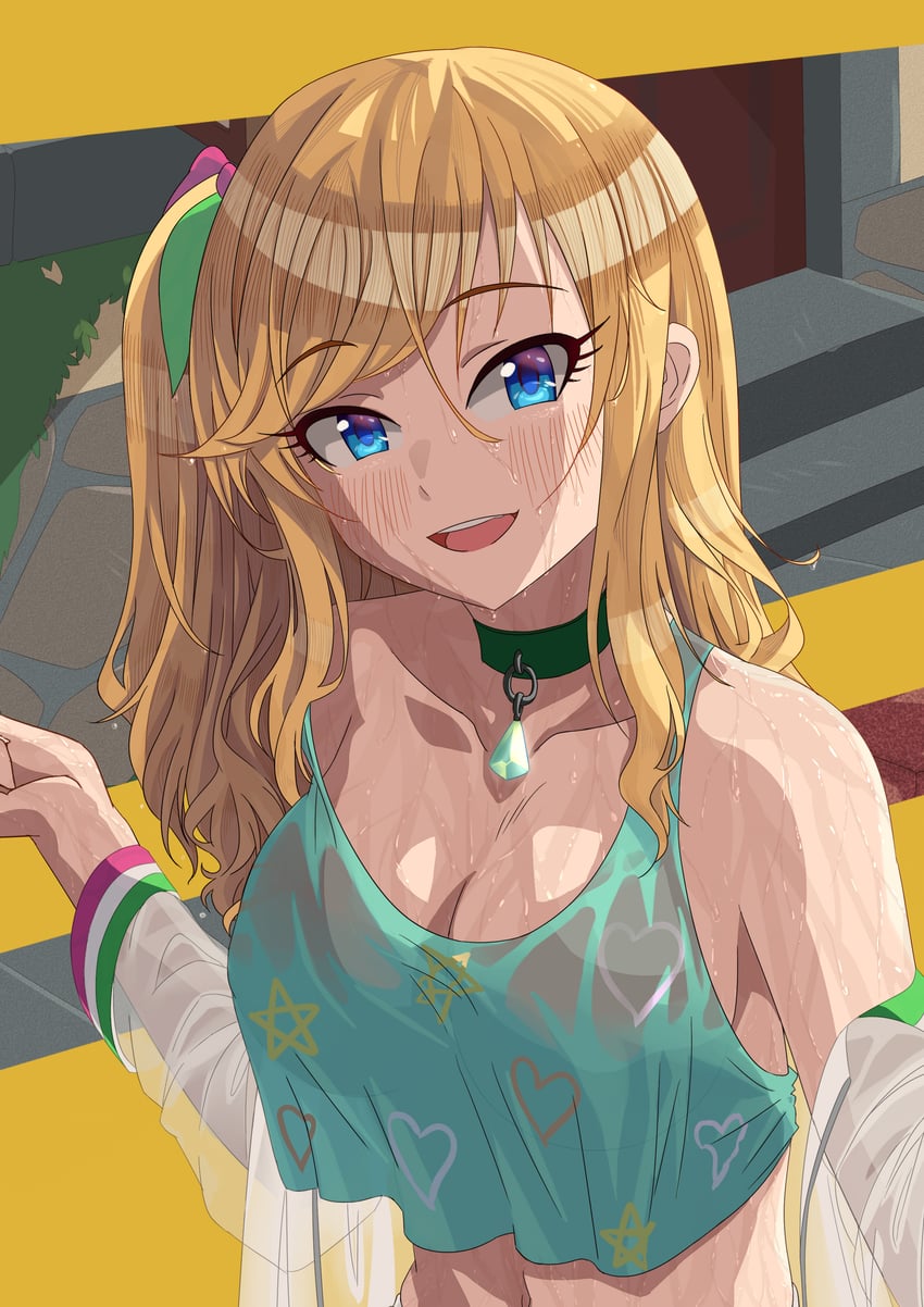 ohtsuki yui (idolmaster and 1 more) drawn by mmmx_(fittails)