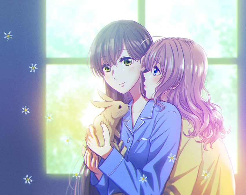 yamabuki saya and hanazono tae (bang dream!) drawn by hachikai_hacchi