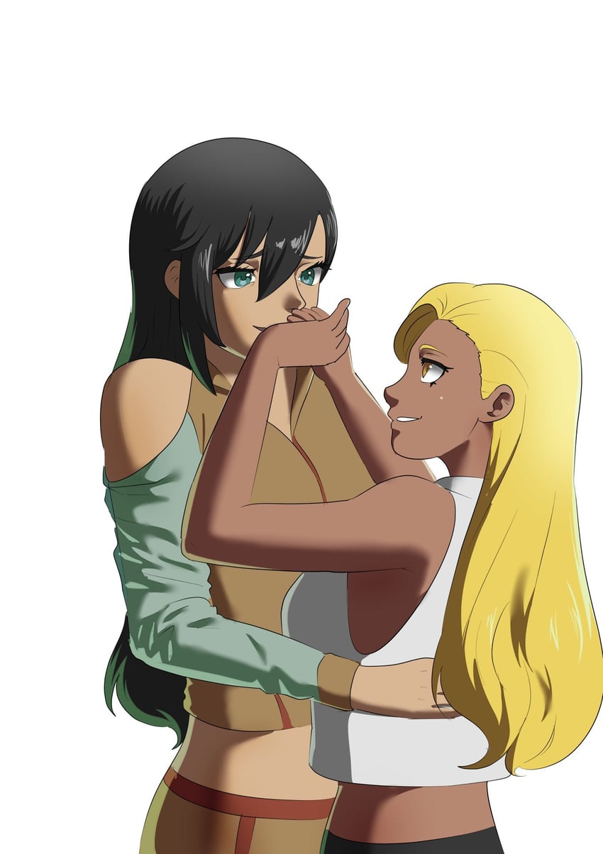 crescent moon sadino and irislyn (original) drawn by kaedeyayy
