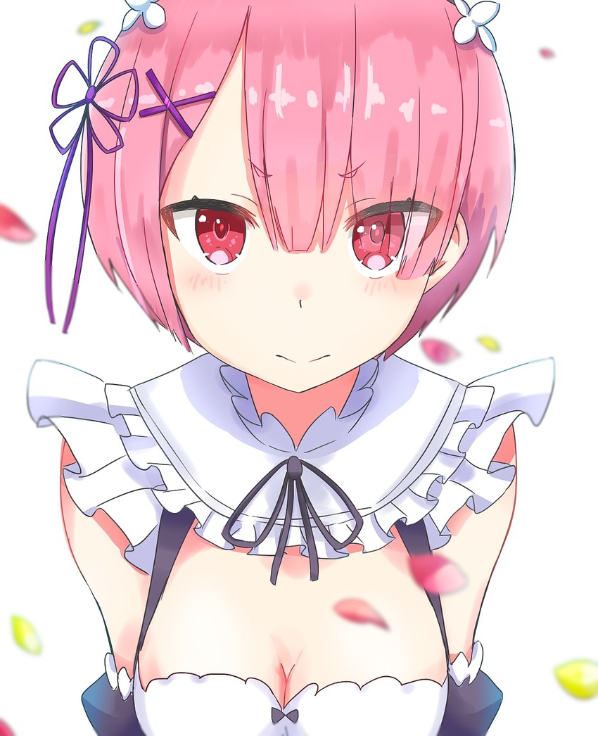 ram (re:zero kara hajimeru isekai seikatsu) drawn by minami_osu