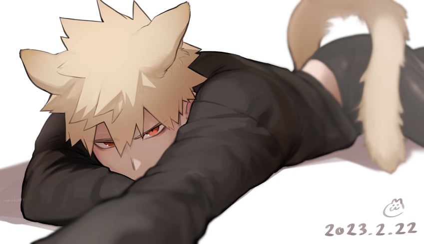 bakugou katsuki (boku no hero academia) drawn by rumiko_(sabakuuneko)