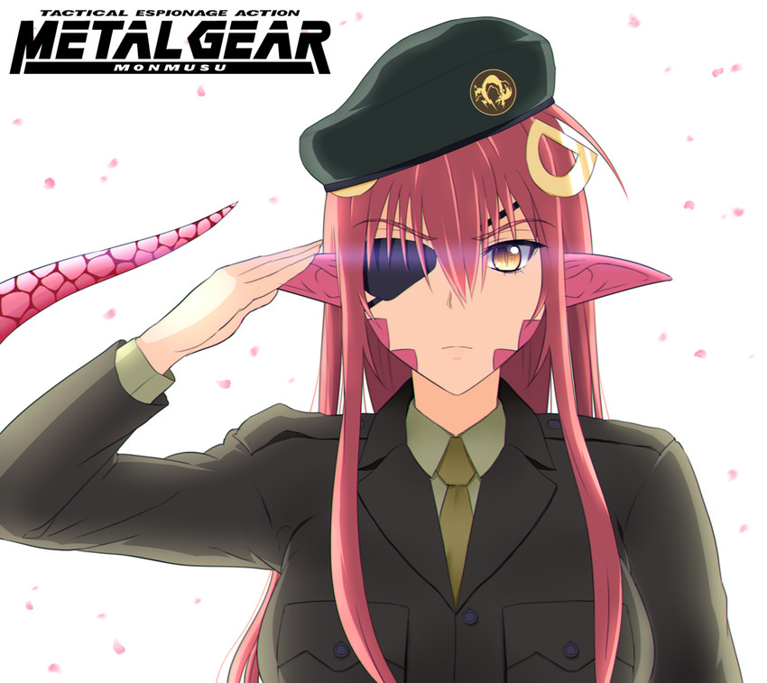 miia and big boss (monster musume no iru nichijou and 1 more) drawn by green_kaminari