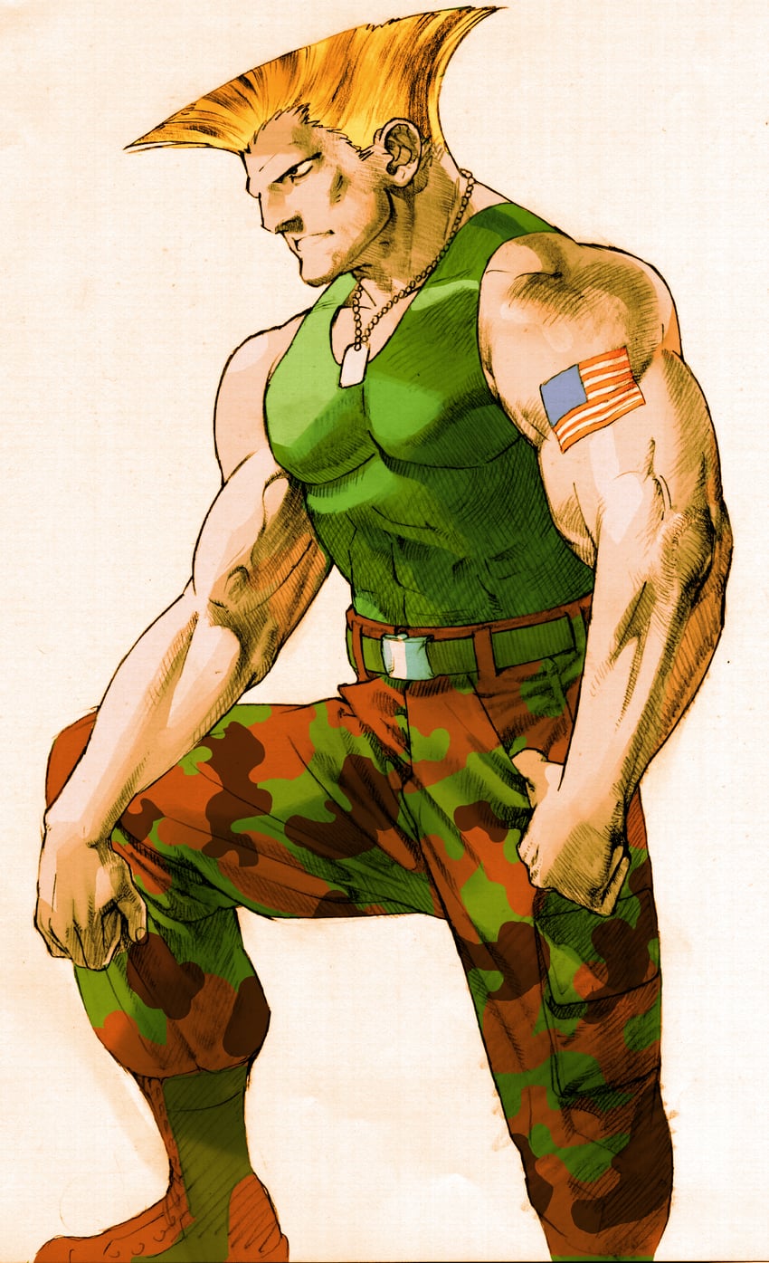 guile (street fighter and 4 more) drawn by bengus