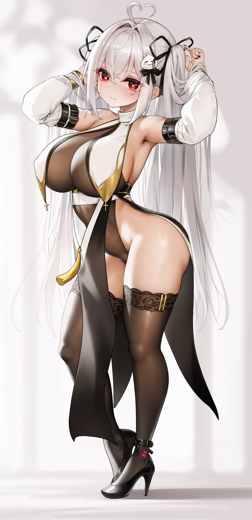 tokisaki mio (original) drawn by niliu_chahui