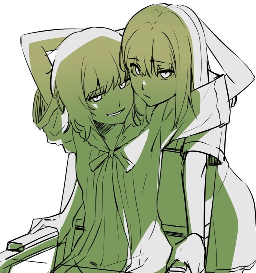 yaegaki erika and takasaki chidori (flowers) drawn by shishima_eichi