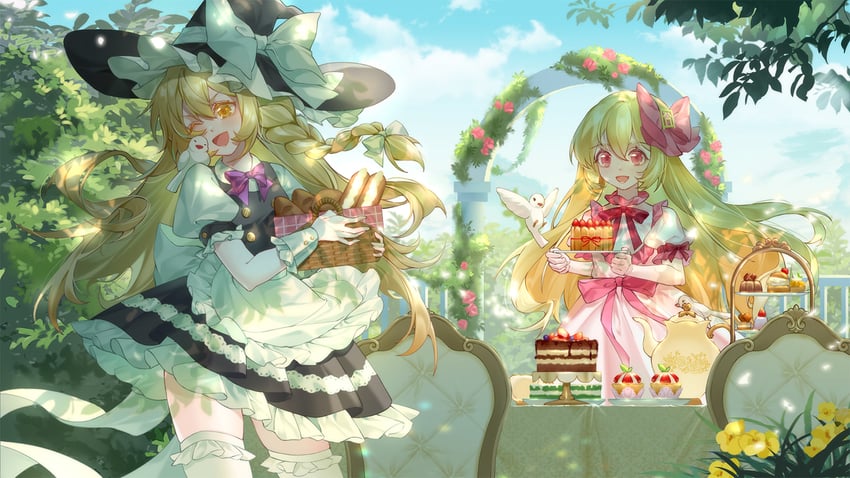 kirisame marisa and keisenko (original and 1 more) drawn by vieny