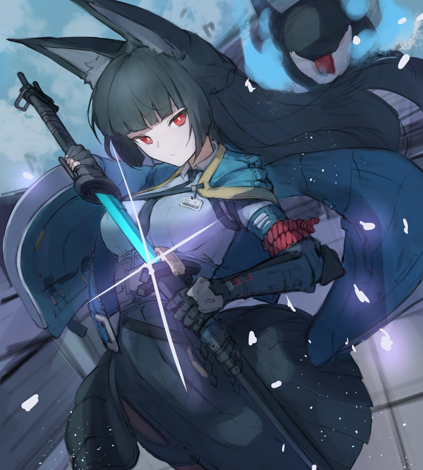 hoshimi miyabi and tailless (zenless zone zero) drawn by ippers