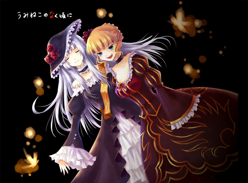 beatrice and virgilia (umineko no naku koro ni) drawn by vienri
