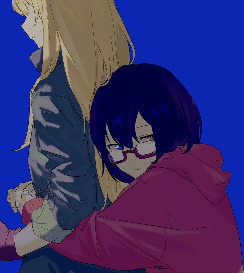 kamikoshi sorawo and nishina toriko (urasekai picnic) drawn by kou2434kou