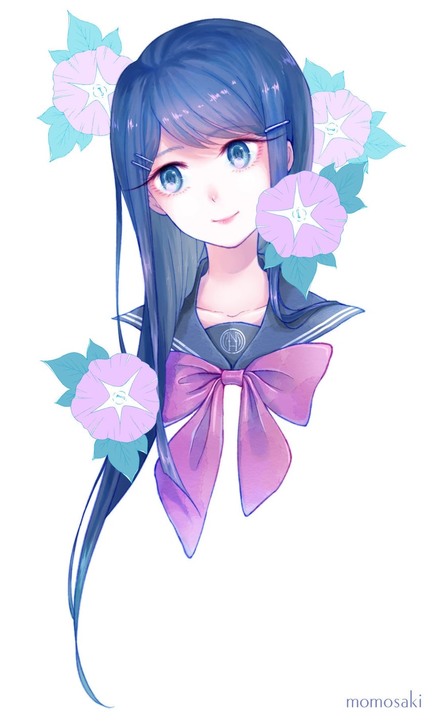 maizono sayaka (danganronpa and 1 more) drawn by momosaki_hiromu