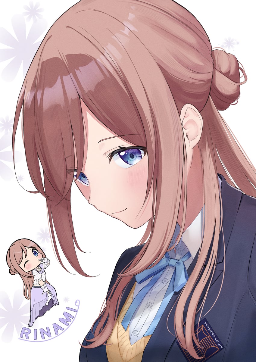 himesaki rinami (idolmaster and 1 more) drawn by suetan922