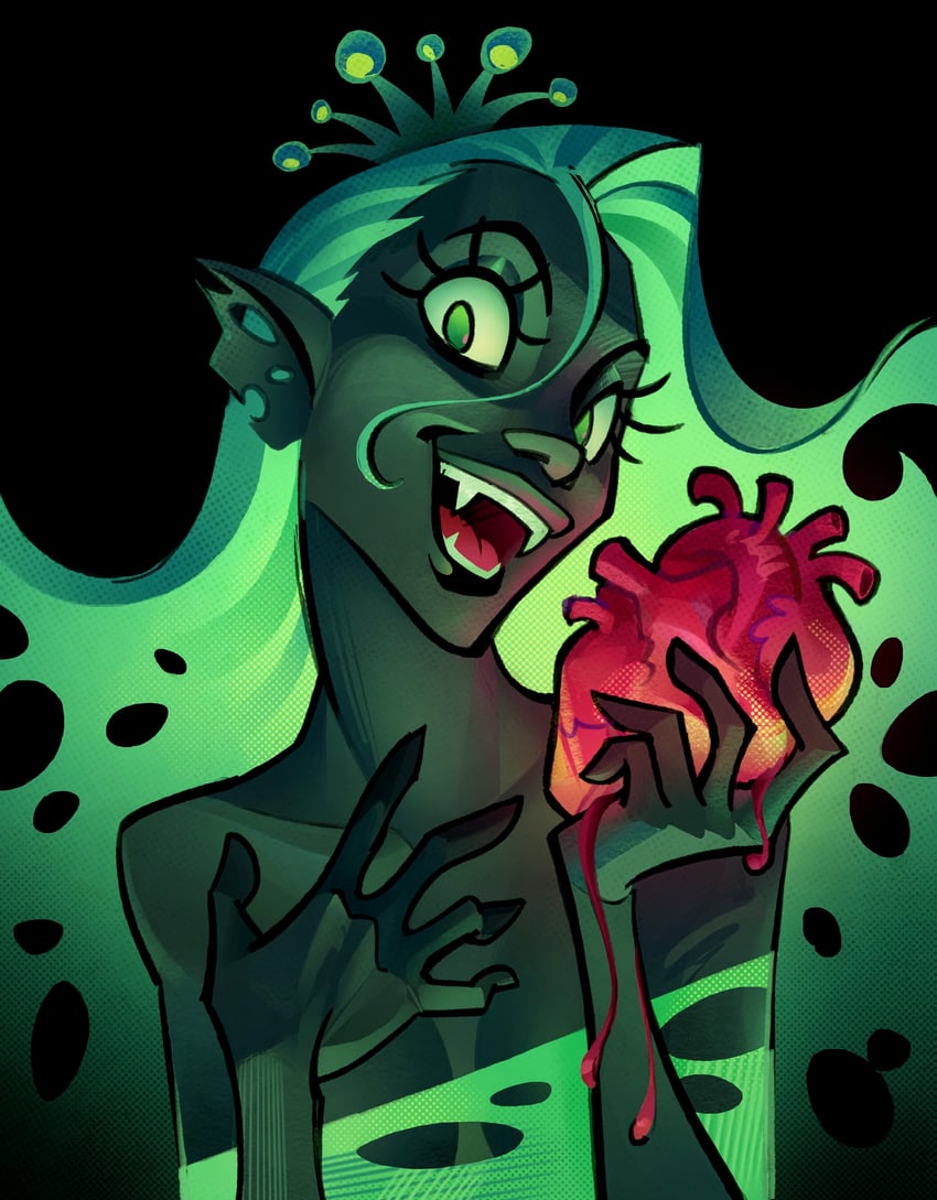 queen chrysalis (my little pony and 1 more) drawn by sacklumi