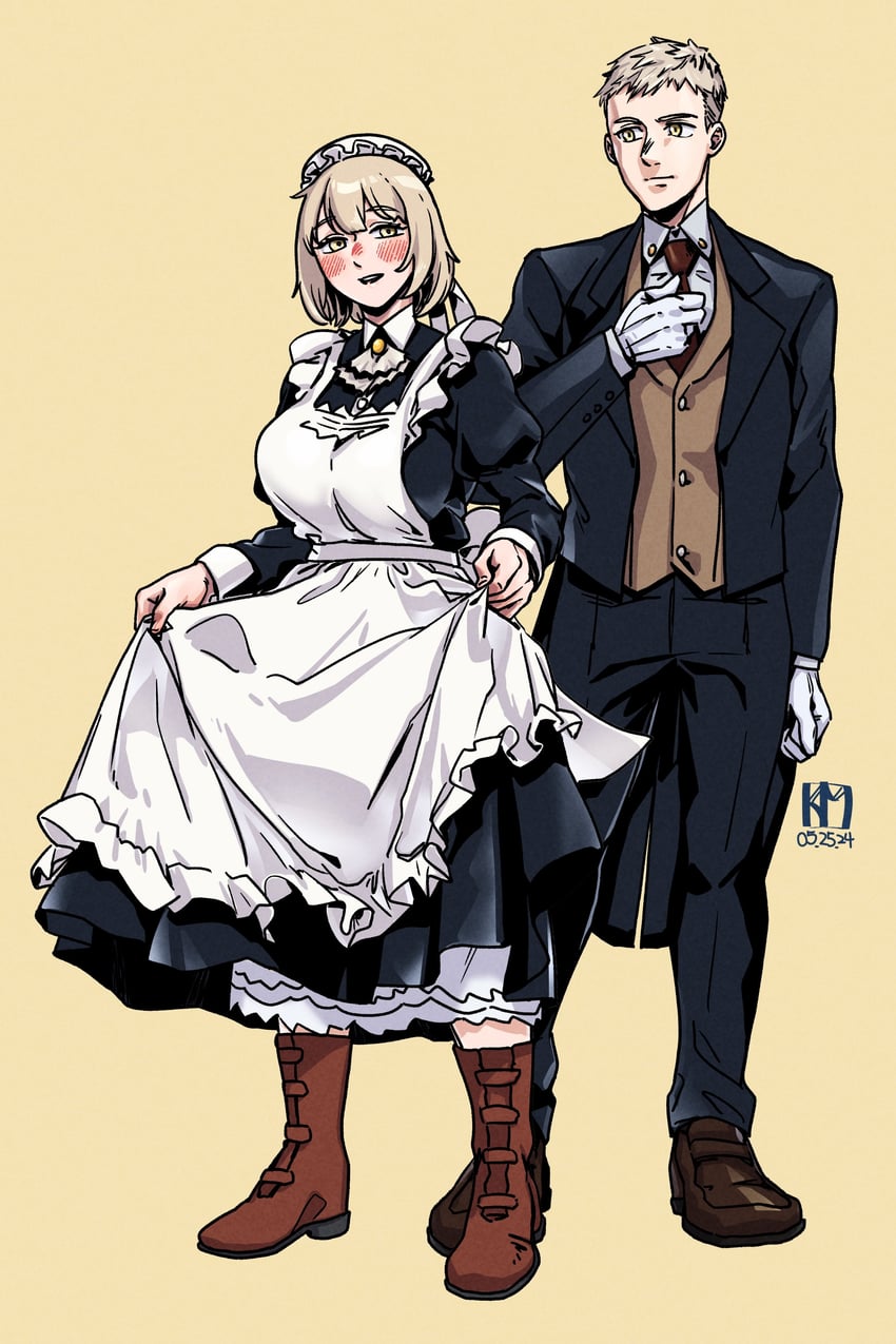 falin touden and laios touden (dungeon meshi) drawn by 54kmlikeuniform