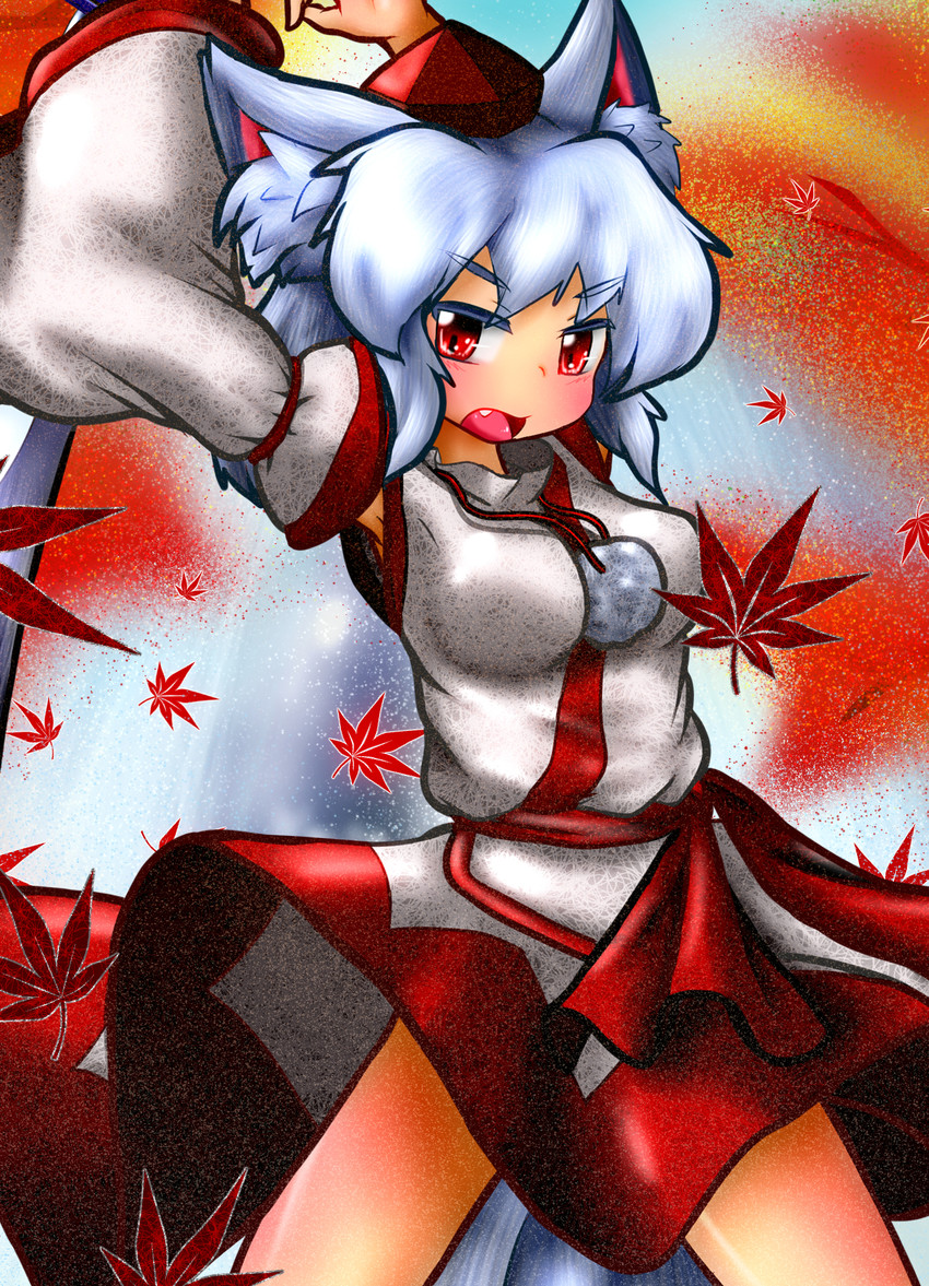 inubashiri momiji (touhou) drawn by gust005