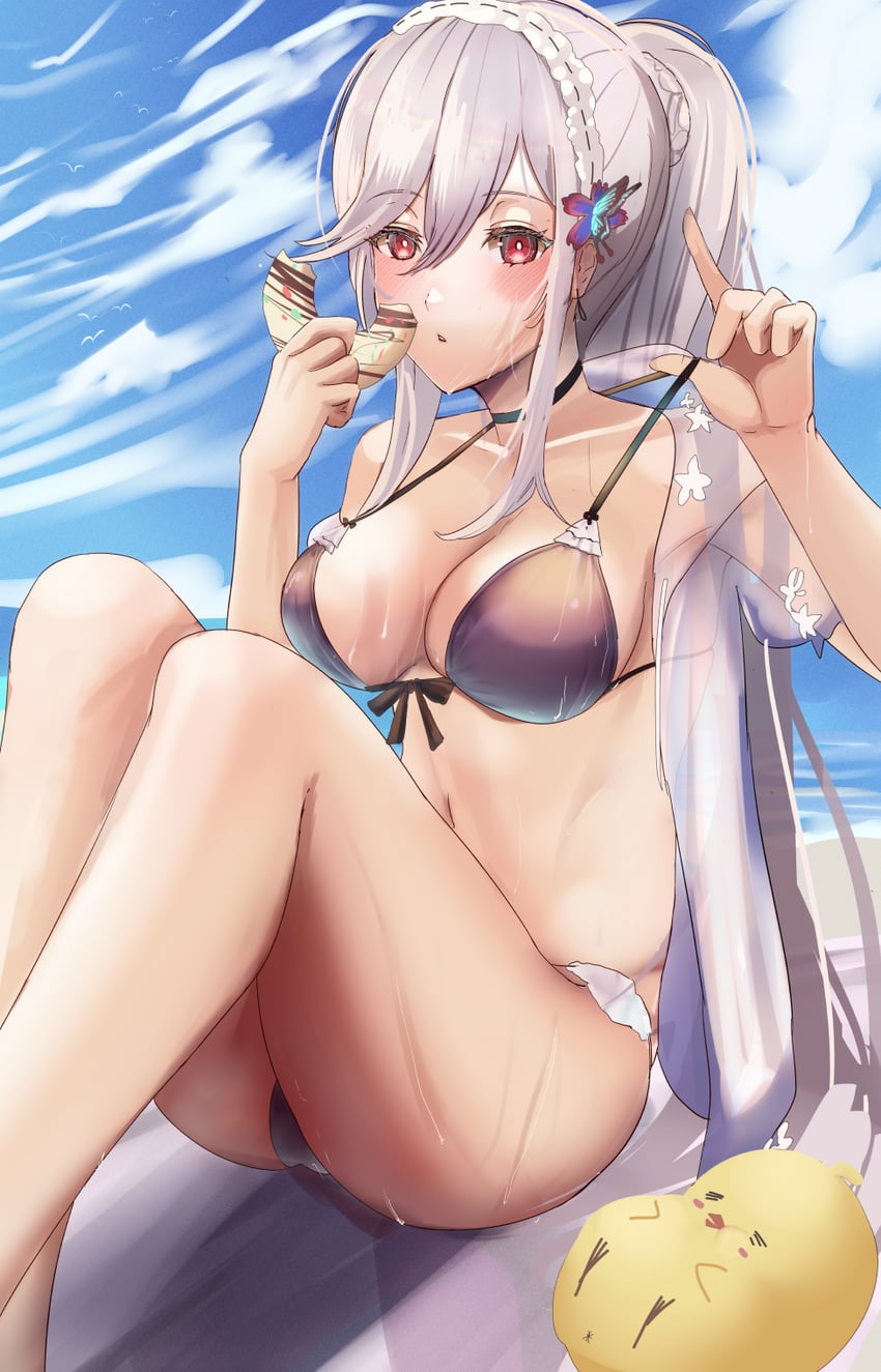 manjuu and dunkerque (azur lane) drawn by cafenami