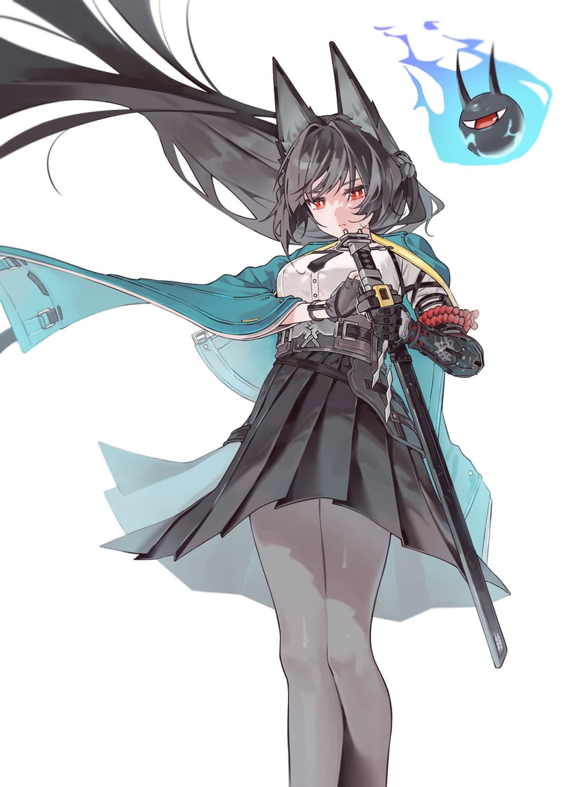 hoshimi miyabi and tailless (zenless zone zero) drawn by gyechan_(3bib1m)