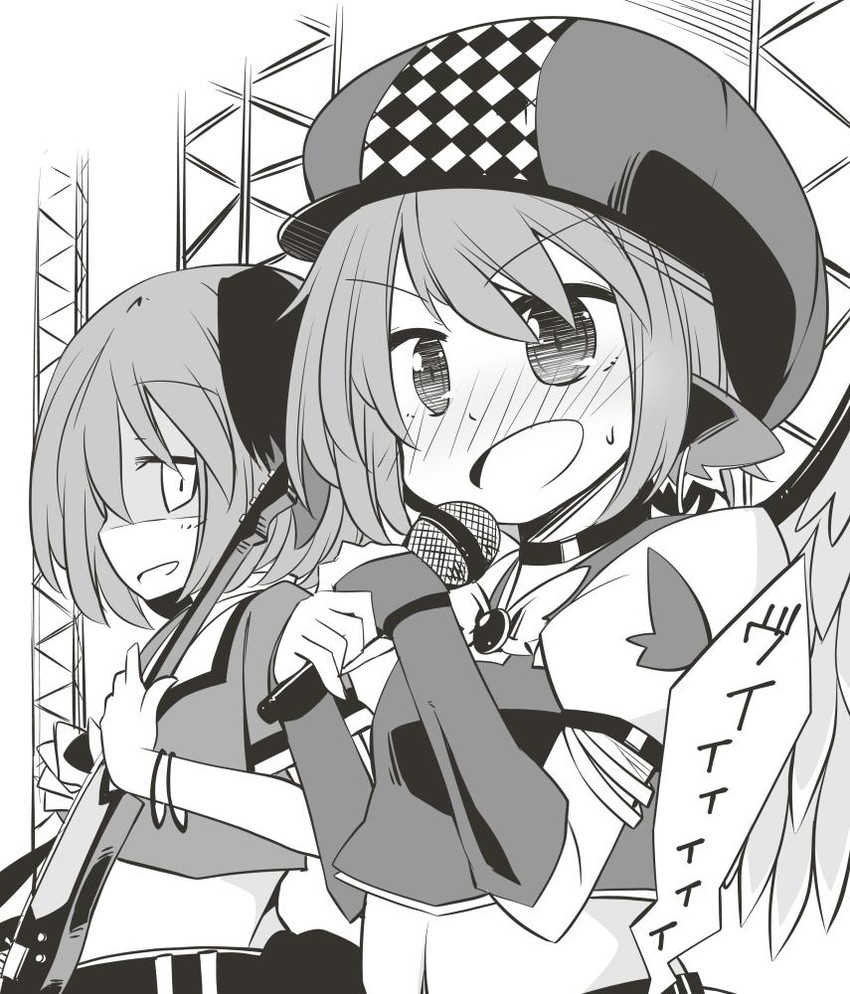 mystia lorelei and kasodani kyouko (touhou) drawn by jagabutter
