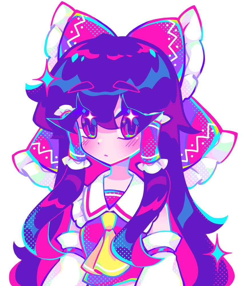 hakurei reimu (touhou and 1 more) drawn by reimu_is