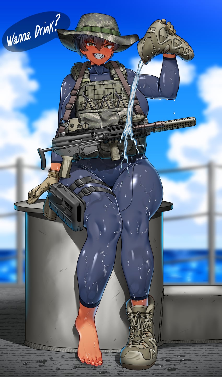 sergeant joo (original) drawn by hitch_(perotoss)