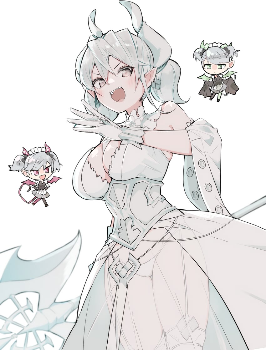 lovely labrynth of the silver castle, arianna the labrynth servant, and arianne the labrynth servant (yu-gi-oh!) drawn by ooyama_imo