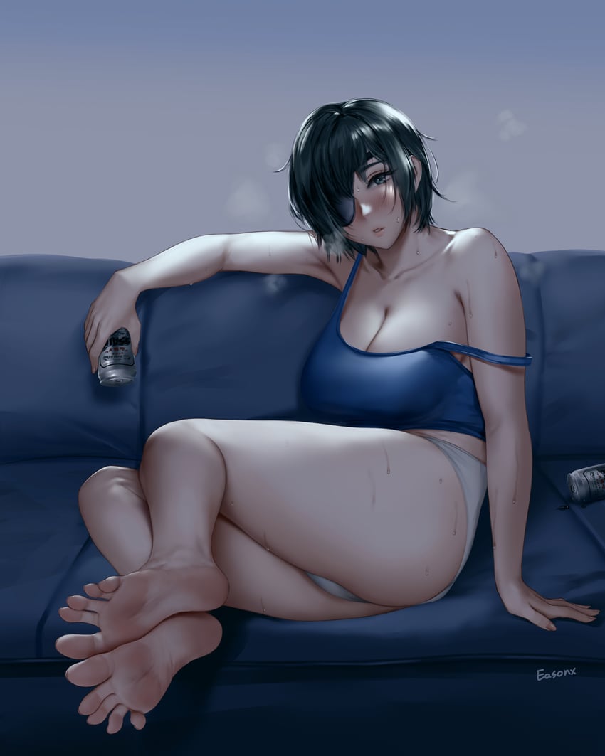 himeno (chainsaw man) drawn by easonx