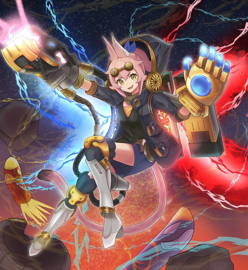 kitt, springans rockey, and springans kitt (yu-gi-oh!) drawn by jay_b_098